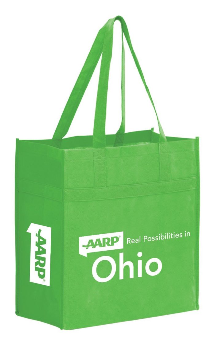 Non Woven Market Tote with Reinforced Band