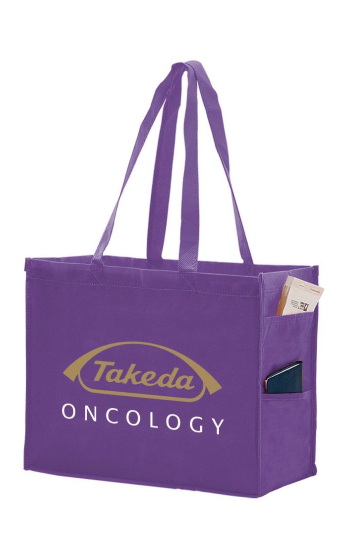 Non Woven Tote with Side Pockets