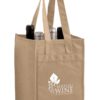 reusable 4 bottle wine tote