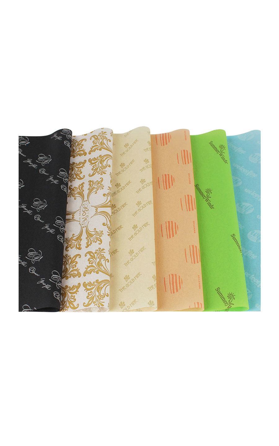 50 Sheets Logo Tissue Paper Custom Tissue Paper Full Color 
